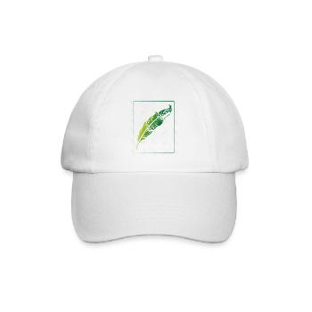 Federn - Baseballkappe - Weiß/Weiß - Vorne