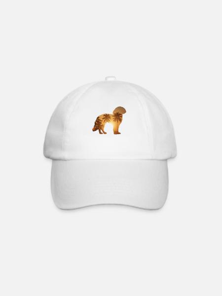 Sommer Beach - Yorkshire Terrier - Baseballkappe - Weiß/Weiß