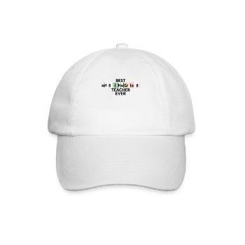 Bester Ingenieurlehrer Aller Zeiten - Baseballkappe - Weiß/Weiß - Vorne
