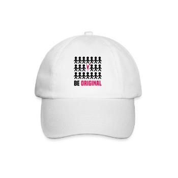 Be Original Cheerleading Cheerleader Cheerdance Gy - Baseballkappe - Weiß/Weiß - Vorne