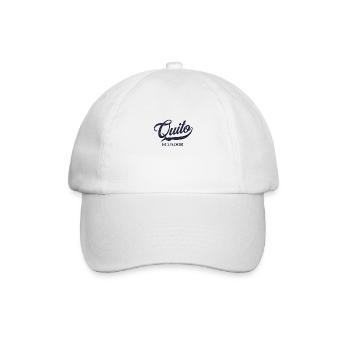 Retro Ecuador Stadt - Vintage Quito - Baseballkappe - Weiß/Weiß - Vorne