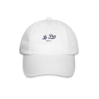 Retro Bolivia Stadt - Vintage La Paz - Baseballkappe - Weiß/Weiß - Vorne