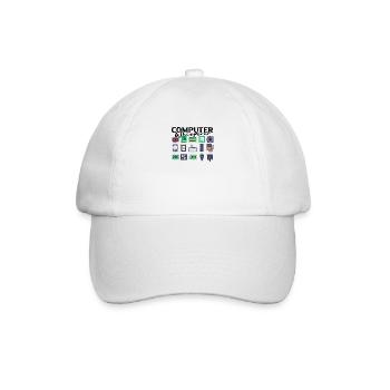 Computer Whisperer - Datenanalyst - Baseballkappe - Weiß/Weiß - Vorne