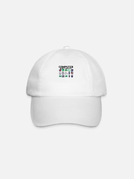 Computer Whisperer - Datenanalyst - Baseballkappe - Weiß/Weiß