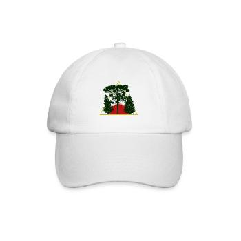 Baum - Baseballkappe - Weiß/Weiß - Vorne