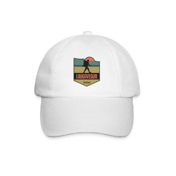 Laugavegur - Island - Baseballkappe - Weiß/Weiß - Vorne