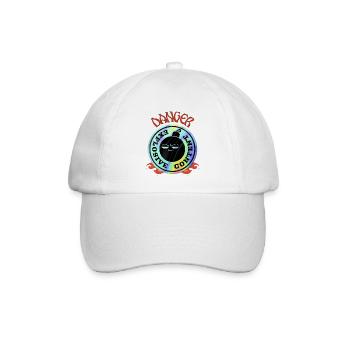 Gefährliche Chemie Dynamit gefährlicher Stoff gift - Baseballkappe - Weiß/Weiß - Vorne