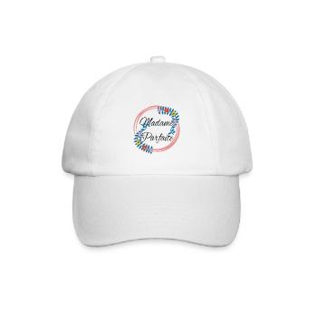 Perfekte Frau - Baseballkappe - Weiß/Weiß - Vorne