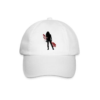 Rose Vampire Academy - Baseballkappe - Weiß/Weiß - Vorne