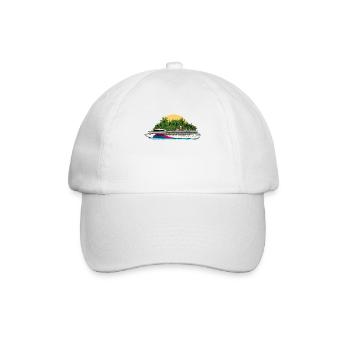 Karibik Kreuzfahrt - Baseballkappe - Weiß/Weiß - Vorne