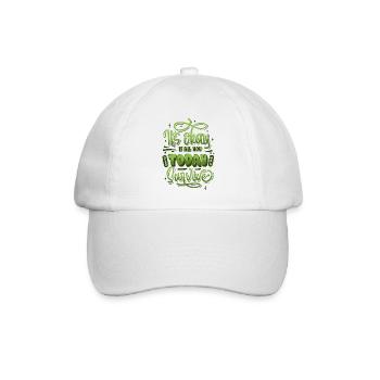 Motivational quote mental health - Baseballkappe - Weiß/Weiß - Vorne