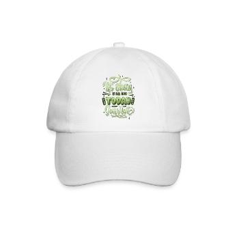 Motivational quote mental health - Baseballkappe - Weiß/Weiß - Vorne