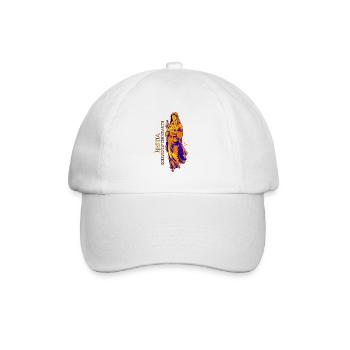 Göttin des Herdes - Hestia - Baseballkappe - Weiß/Weiß - Vorne