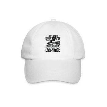 Triebfahrzeugführer Lokomotivführer - Baseballkappe - Weiß/Weiß - Vorne