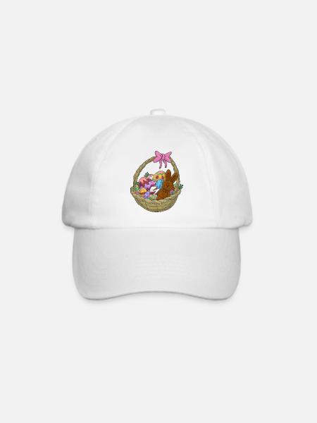 Osternest - Baseballkappe - Weiß/Weiß