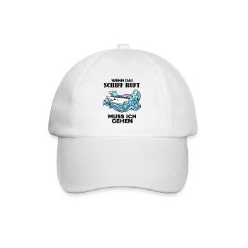 Schiff Schifffahrt - Baseballkappe - Weiß/Weiß - Vorne