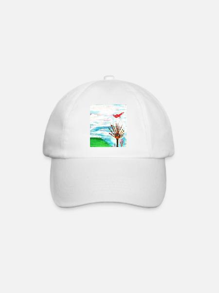 Ankunft - Baseballkappe - Weiß/Weiß