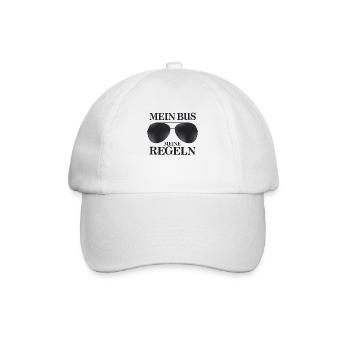 Busfahrer Geschenke Busfahrerin Bus fahren - Baseballkappe - Weiß/Weiß - Vorne
