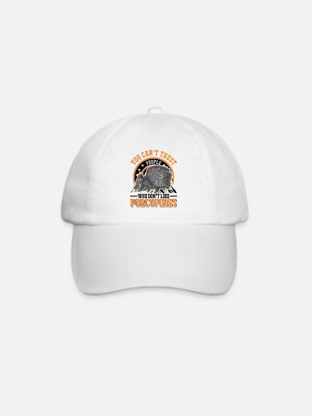 Stachelschwein Liebhaber Porcupine - Baseballkappe - Weiß/Weiß