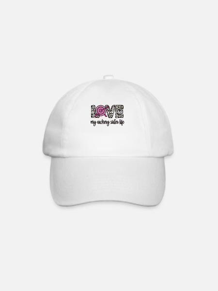 Stolze Bogenschießen-Schwester Von Bogenschützen - Baseballkappe - Weiß/Weiß
