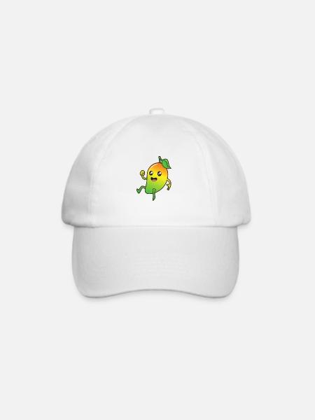 Kawaii Comic Mango - Baseballkappe - Weiß/Weiß