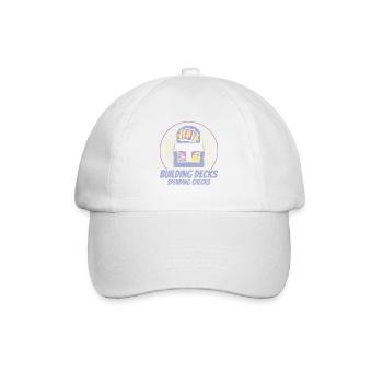Sammelkarte Spielkarte Kartenspiel Geschenk - Baseballkappe - Weiß/Weiß - Vorne
