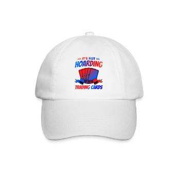 Sammelkarte Spielkarte Kartenspiel Geschenk - Baseballkappe - Weiß/Weiß - Vorne
