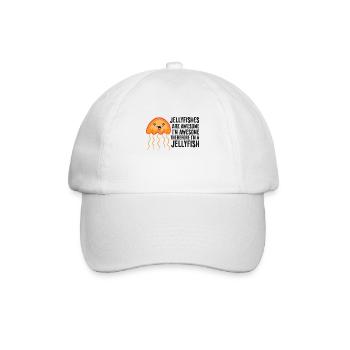 Quallen sind fantastisch Ich bin fantastisch Ich - Baseballkappe - Weiß/Weiß - Vorne
