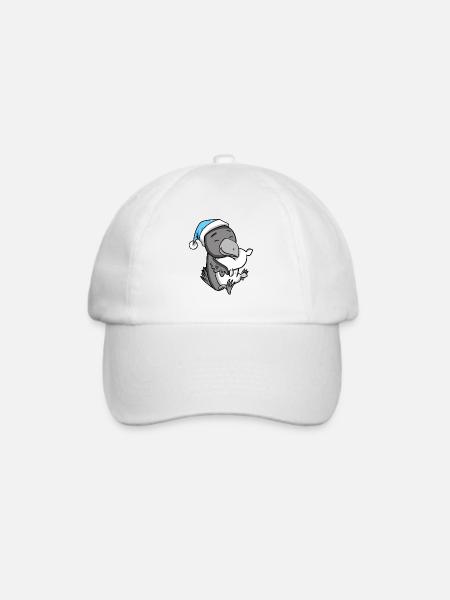 Krähe Baby - Baseballkappe - Weiß/Weiß