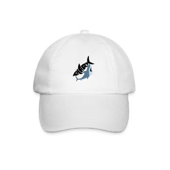 Hai Babykleidung Kinderkleidung - Baseballkappe - Weiß/Weiß - Vorne