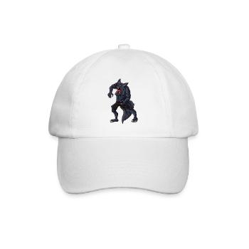 Werwolf - Baseballkappe - Weiß/Weiß - Vorne