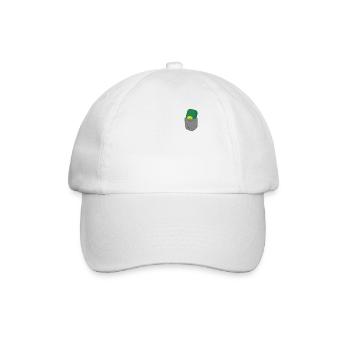 Pickleball Pocket - Baseballkappe - Weiß/Weiß - Vorne