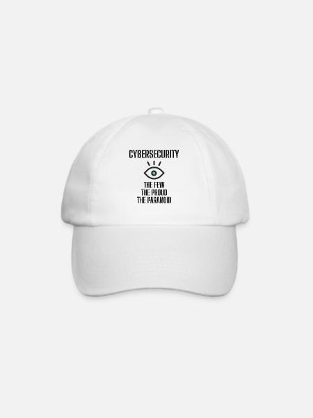 Cybersecurity - IT-Sicherheit Informatiker - Baseballkappe - Weiß/Weiß