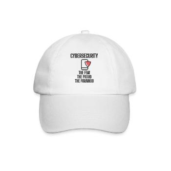 Cybersecurity - IT-Sicherheit Informatiker - Baseballkappe - Weiß/Weiß - Vorne