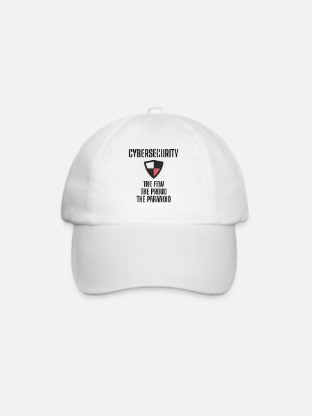Cybersecurity - IT-Sicherheit Informatiker - Baseballkappe - Weiß/Weiß