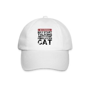 Apropos Himalaya-Katze - Baseballkappe - Weiß/Weiß - Vorne