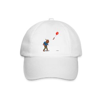 Horror Halloween Zombie - Baseballkappe - Weiß/Weiß - Vorne