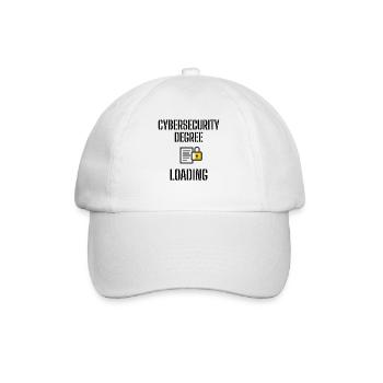 Cybersecurity - IT-Sicherheit Informatiker - Baseballkappe - Weiß/Weiß - Vorne