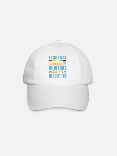 Accountant Bookkeeper Accounting - Baseballkappe - Weiß/Weiß