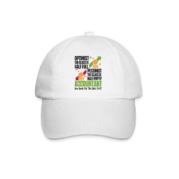Accountant Bookkeeper Accounting - Baseballkappe - Weiß/Weiß - Vorne