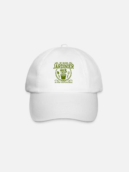 Schrebergarten Gartenarbeit Garten Geschenk - Baseballkappe - Weiß/Weiß