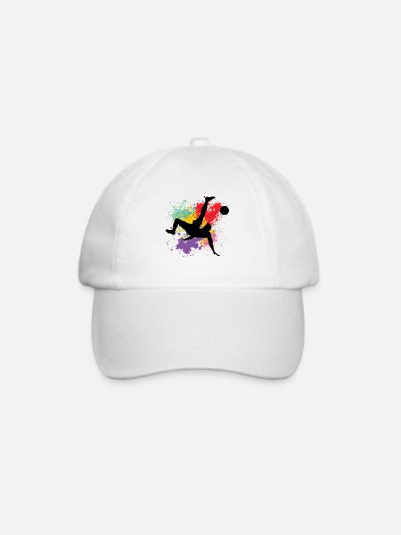 Fußball - Baseballkappe - Weiß/Weiß