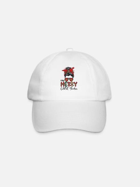 ESOL Teacher Christmas English Teacher Xmas Gifts - Baseballkappe - Weiß/Weiß