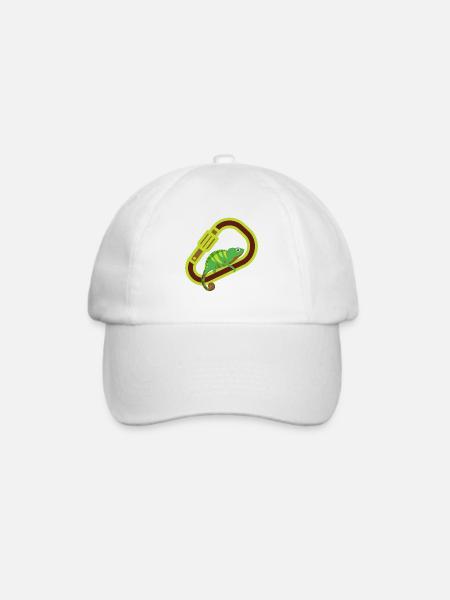 Bouldern, Klettern, Freiklettern Chameleon Boulder - Baseballkappe - Weiß/Weiß