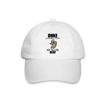 Schnabeltier - Baseballkappe - Weiß/Weiß - Vorne