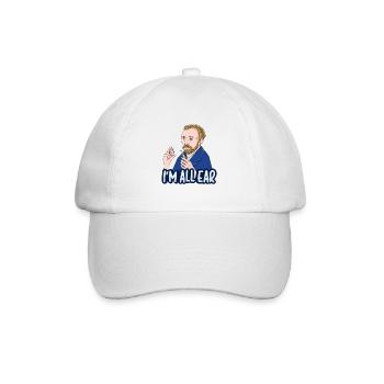Van Gogh Ohr Kunstliebhaber - Baseballkappe - Weiß/Weiß - Vorne