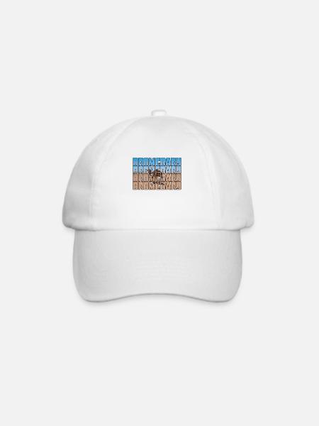 Dromedar - Baseballkappe - Weiß/Weiß