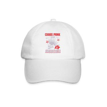 Punk Rock Pogo Anarchie Punks Punk Rocker Punk - Baseballkappe - Weiß/Weiß - Vorne