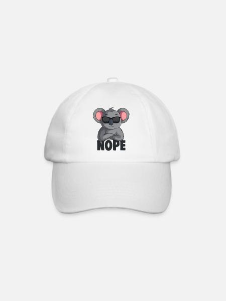 Koala - Baseballkappe - Weiß/Weiß