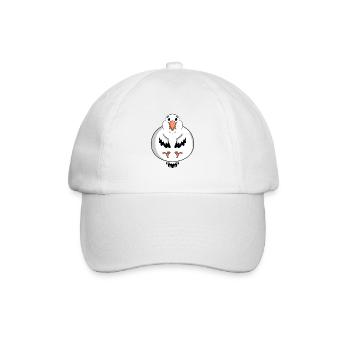 Fett Möwe Körperfett - Baseballkappe - Weiß/Weiß - Vorne